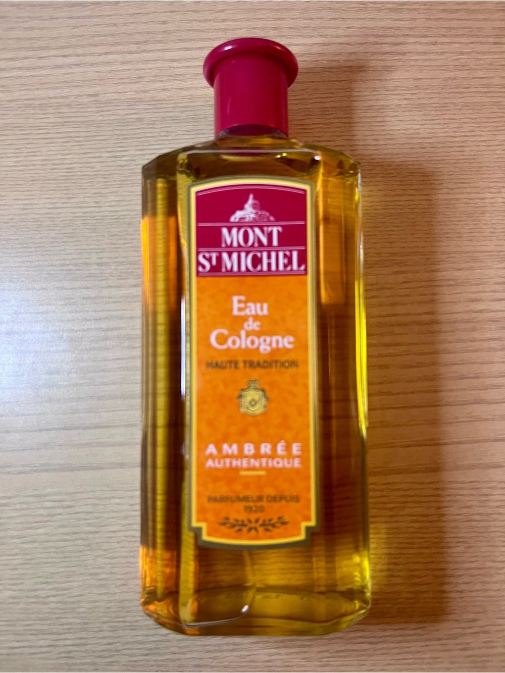 Mont St Michel Ambrée Authentique Eau de Cologne - Unisex - Made in France